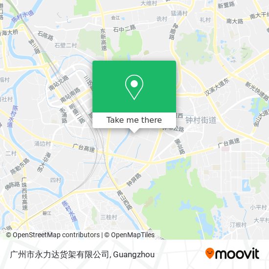 广州市永力达货架有限公司 map
