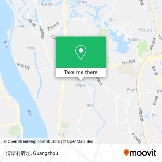 清塘村牌坊 map