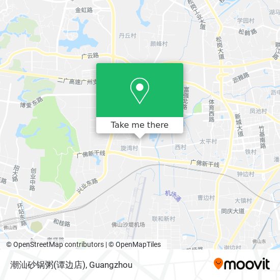 潮汕砂锅粥(谭边店) map