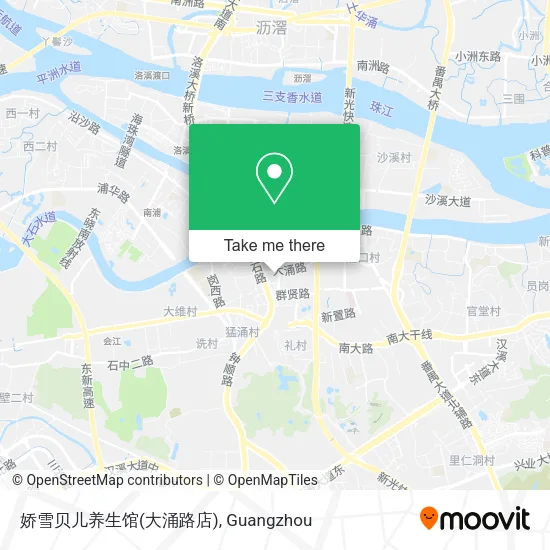 娇雪贝儿养生馆(大涌路店) map