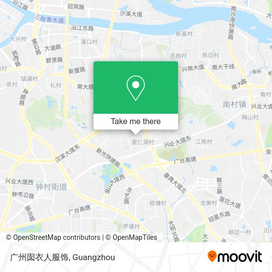 广州囡衣人服饰 map