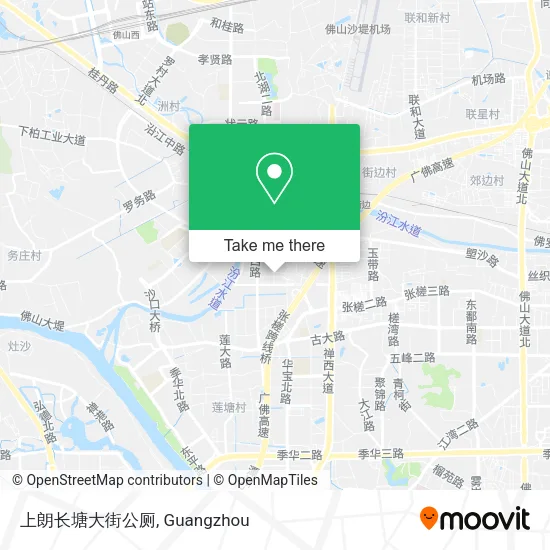 上朗长塘大街公厕 map