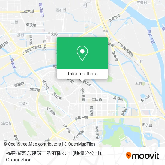 福建省惠东建筑工程有限公司(顺德分公司) map