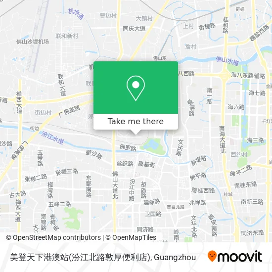 美登天下港澳站(汾江北路敦厚便利店) map