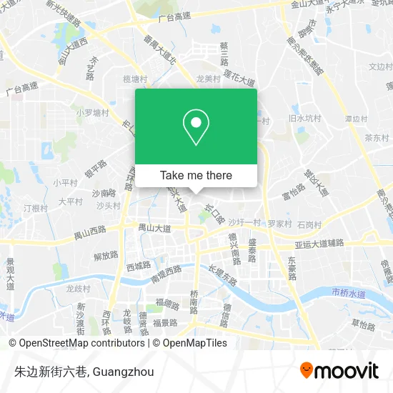 朱边新街六巷 map