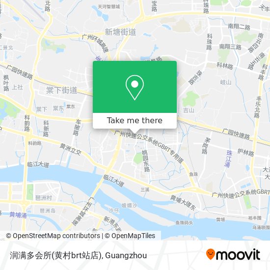 润满多会所(黄村brt站店) map
