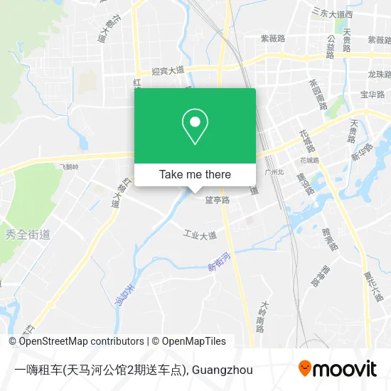 一嗨租车(天马河公馆2期送车点) map