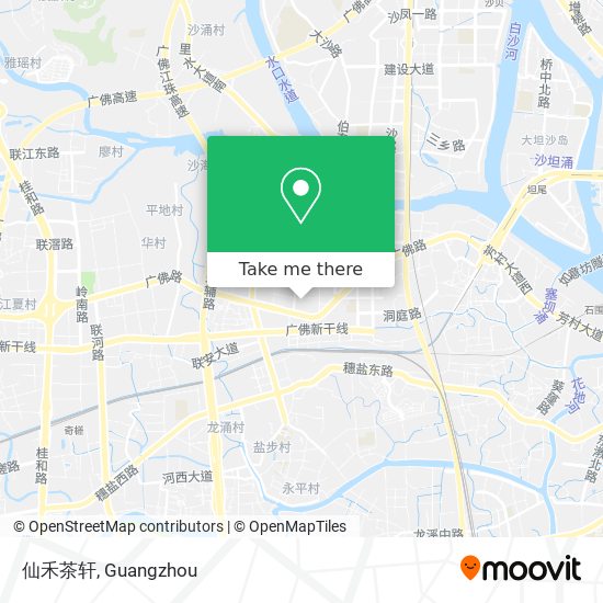 仙禾茶轩 map