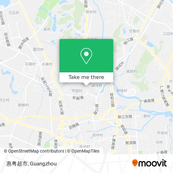 惠粤超市 map