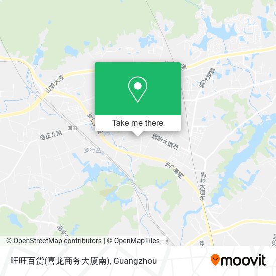 旺旺百货(喜龙商务大厦南) map