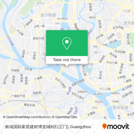 南域国际家居建材博览城B区(正门) map