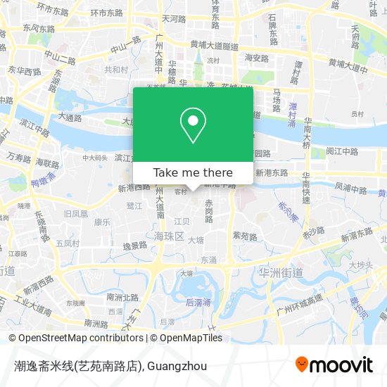 潮逸斋米线(艺苑南路店) map
