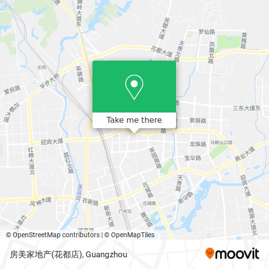 房美家地产(花都店) map
