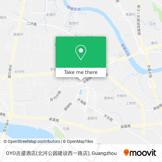 OYO吉盛酒店(北河公园建设西一路店) map