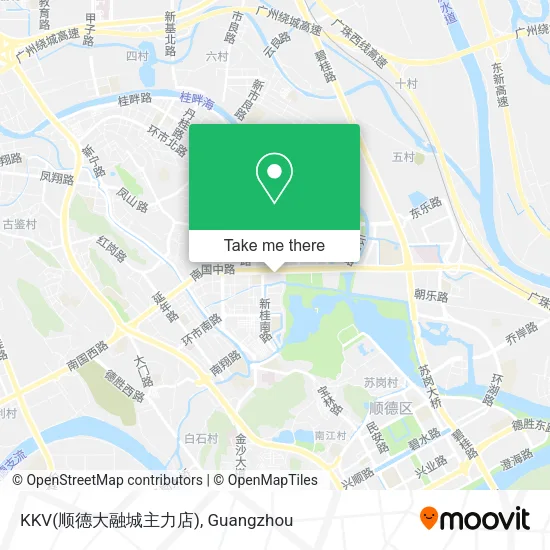 KKV(顺德大融城主力店) map