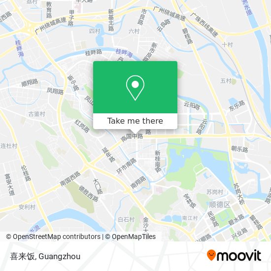 喜来饭 map