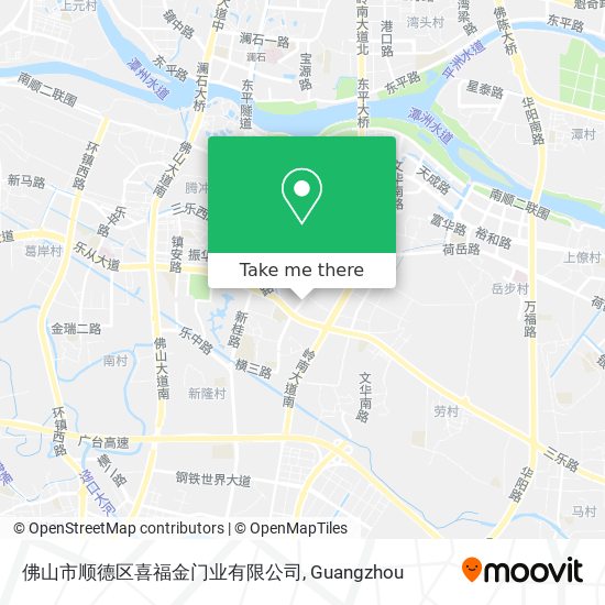 佛山市顺德区喜福金门业有限公司 map