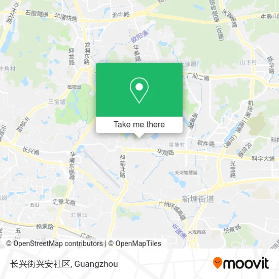 长兴街兴安社区 map
