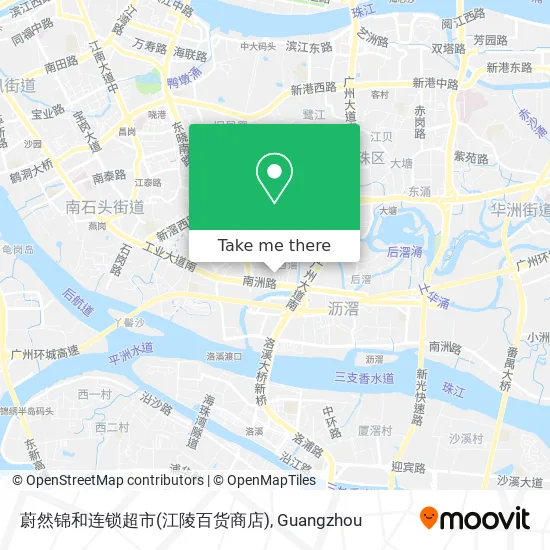 蔚然锦和连锁超市(江陵百货商店) map