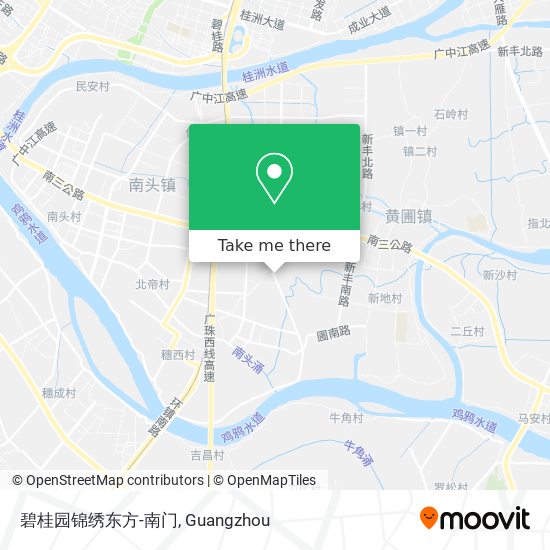 碧桂园锦绣东方-南门 map