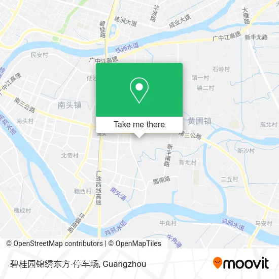 碧桂园锦绣东方-停车场 map