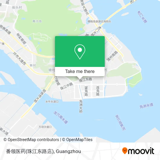 番领医药(珠江东路店) map