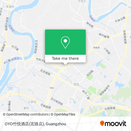 OYO竹悦酒店(宏路店) map