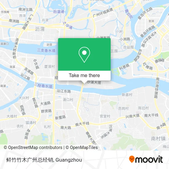 鲜竹竹木广州总经销 map