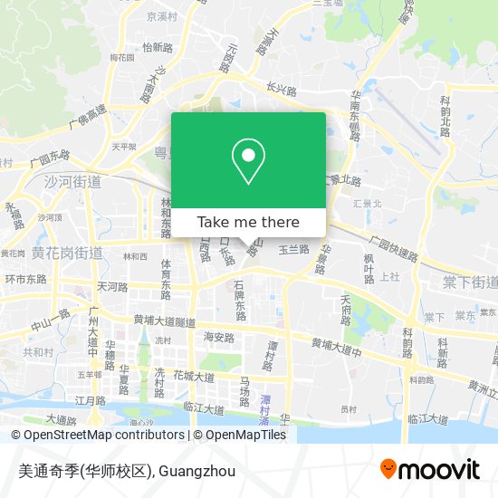 美通奇季(华师校区) map