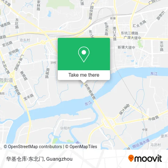 华基仓库-东北门 map