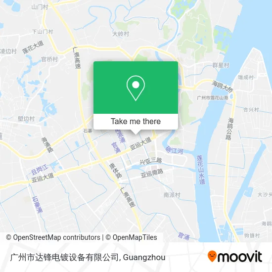 广州市达锋电镀设备有限公司 map