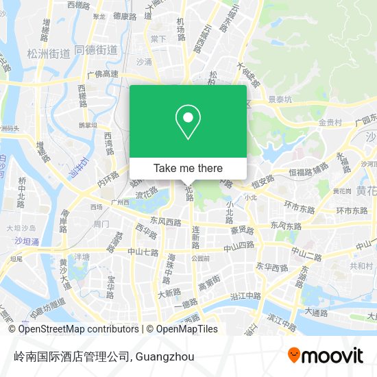岭南国际酒店管理公司 map