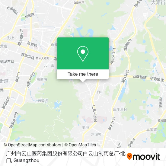 广州白云山医药集团股份有限公司白云山制药总厂-北门 map