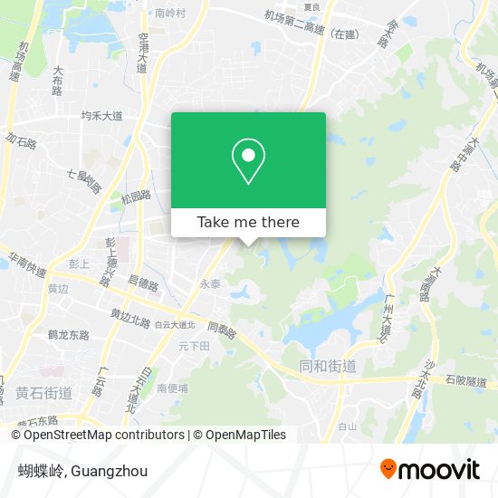蝴蝶岭 map