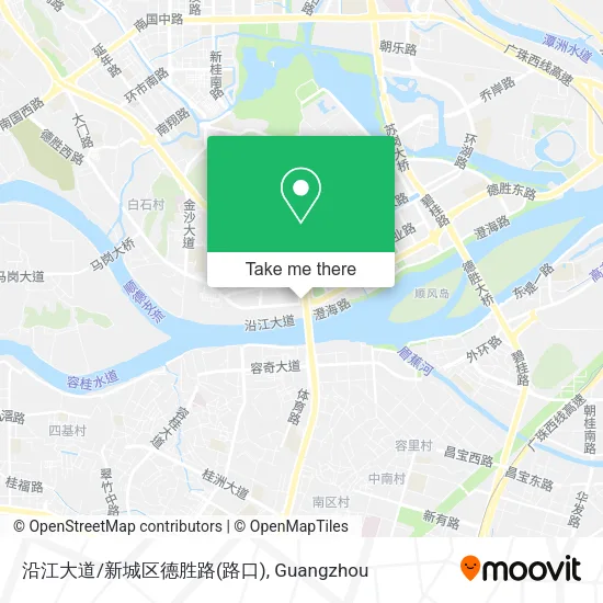 沿江大道/新城区德胜路(路口) map