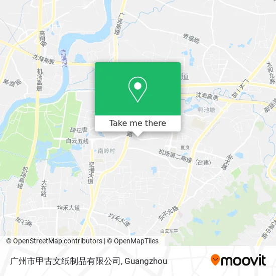 广州市甲古文纸制品有限公司 map