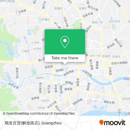 顺发百货(解放路店) map