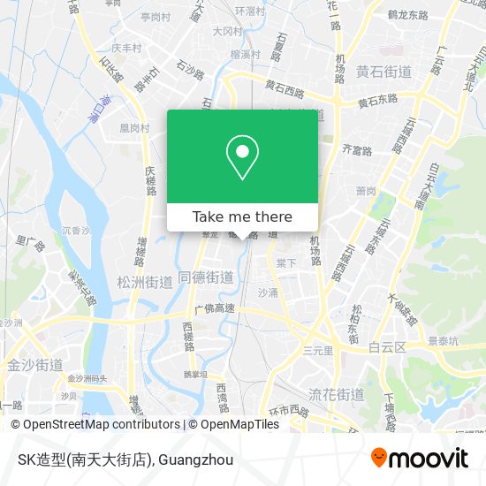 SK造型(南天大街店) map