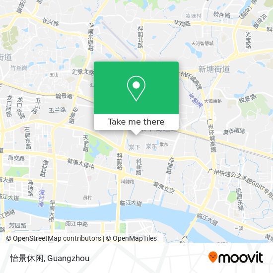 怡景休闲 map
