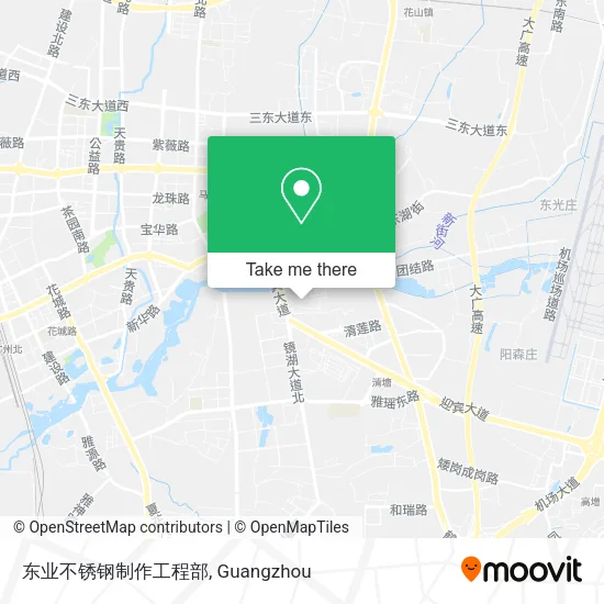 东业不锈钢制作工程部 map
