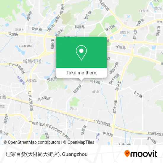 理家百货(大淋岗大街店) map