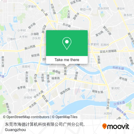 东莞市海德计算机科技有限公司广州分公司 map