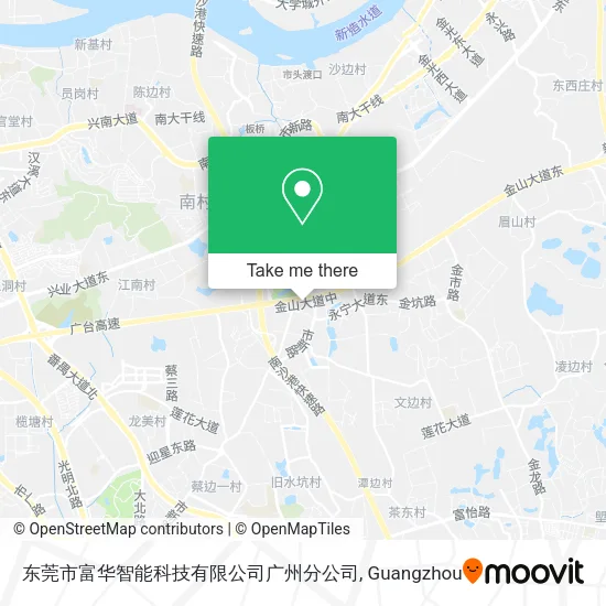 东莞市富华智能科技有限公司广州分公司 map