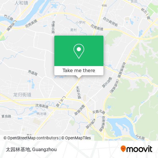 太园林基地 map
