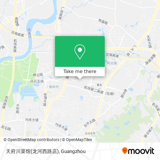 天府川菜馆(龙河西路店) map