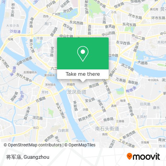 将军庙 map