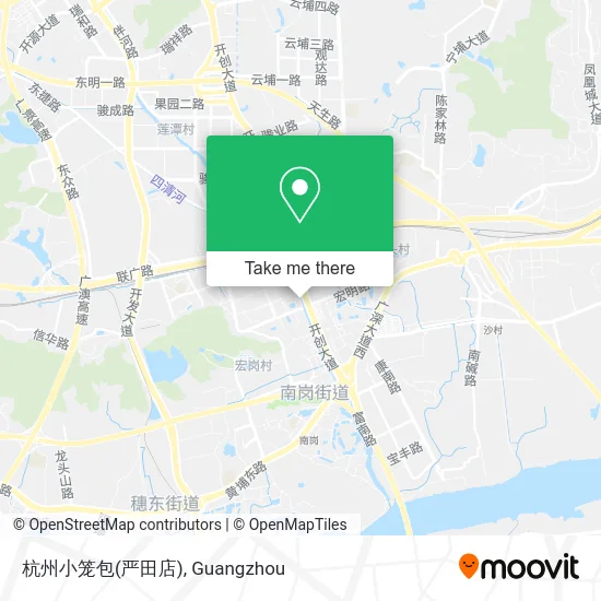 杭州小笼包(严田店) map