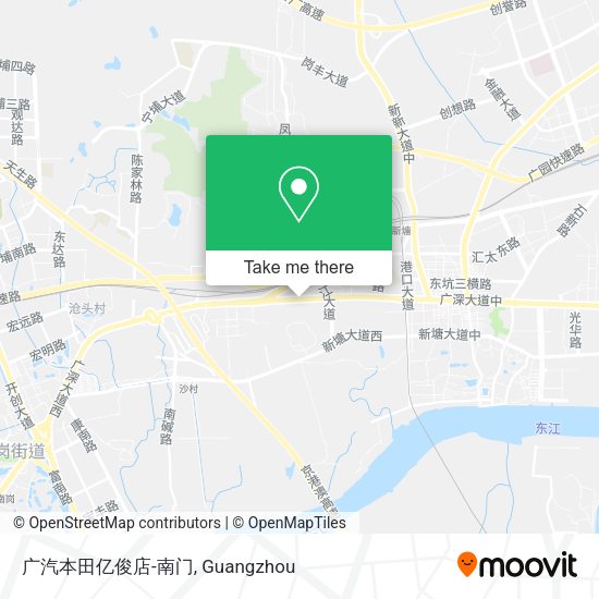 广汽本田亿俊店-南门 map