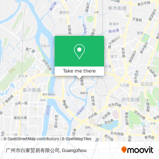 广州市白家贸易有限公司 map