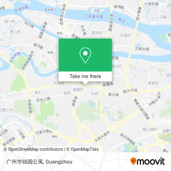 广州市锦园公寓 map
